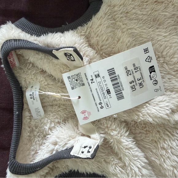 Zara kids fuzzy set - Picture 4 of 5